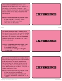 Inference Reading Strategies: Rdg LVL 1-3 | Hi/Lo Passages | Google & Print PDF