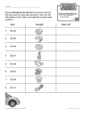 Life Skills Money - Drive Thru Menu Math: Add & Subtract - BUNDLE - PDF & Google