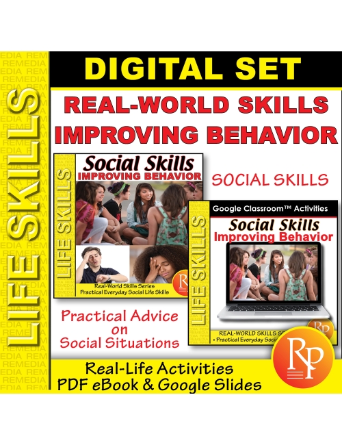 SOCIAL SKILLS: Improving Behavior - GOOGLE & PDF - Reading | Comprehension