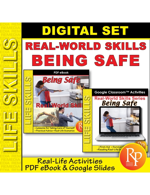 Real-World Life Skills: Being Safe - Google & PDF Set