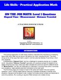 On the Job Math: Level 1 - Practical Practice Math