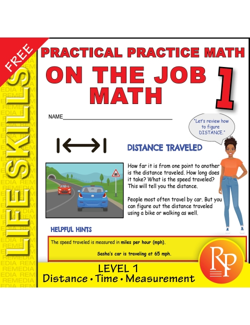 FREE - On the Job Math: Level 1 - Practical Practice Math