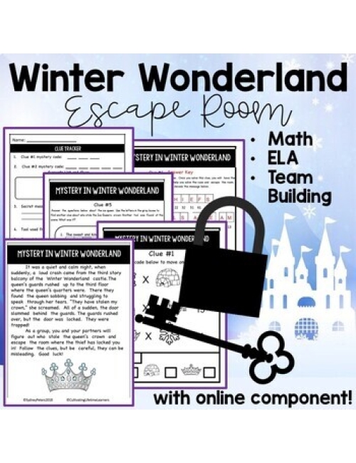 Winter Wonderland Escape Room Mystery Game