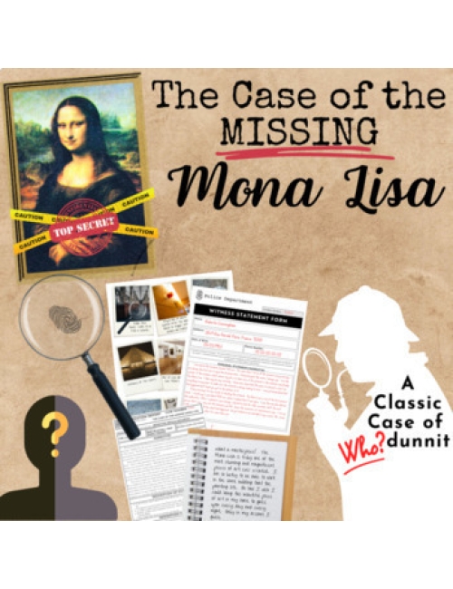 The Case of the Missing Mona Lisa: Mystery Game