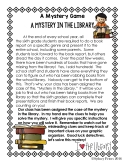 A Mystery in the Library: Digital Mystery Game