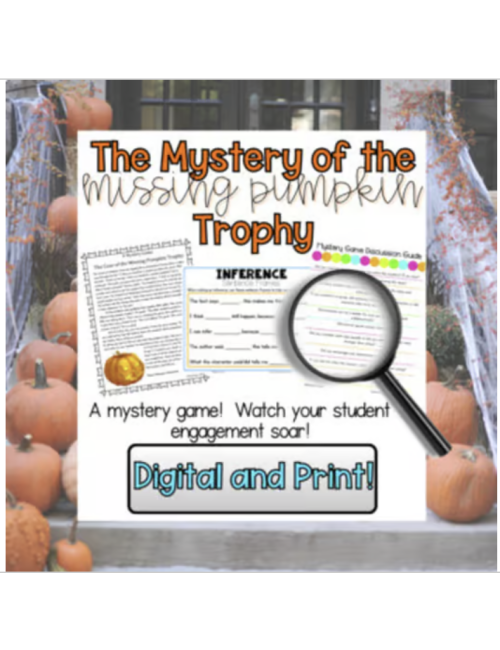 Halloween Mystery Game: Missing Pumpkin Trophy