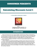 Consumer Percents: Calculating Discounts - Level 1