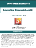 Consumer Percents: Calculating Discounts - Level 2