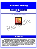 FREE! Reading Receipts: Real World - Daily Life Skills - Activities