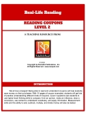 Reading Coupons Level 2: Functional Life Skills - Comprehension Activities