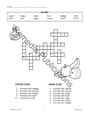 Riddles & Rhymes: Crossword Puzzles (eBook)