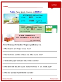 Reading Coupons Levels 1 & 2 PDFs: Functional Real-Life Skills