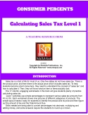 Consumer Percents: Calculating Sales Tax - Level 1