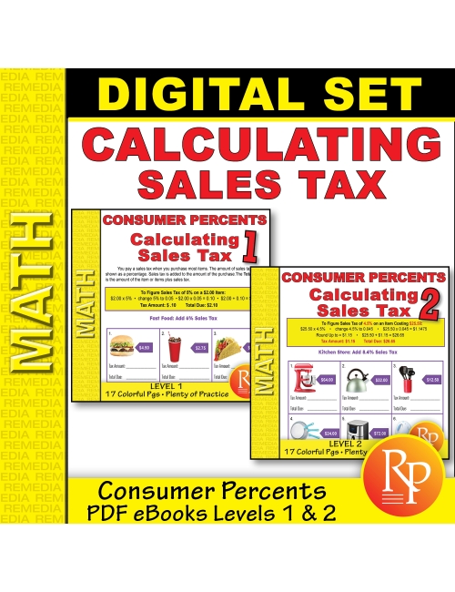 Consumer Percents: Sales Tax Levels 1 & 2 Set