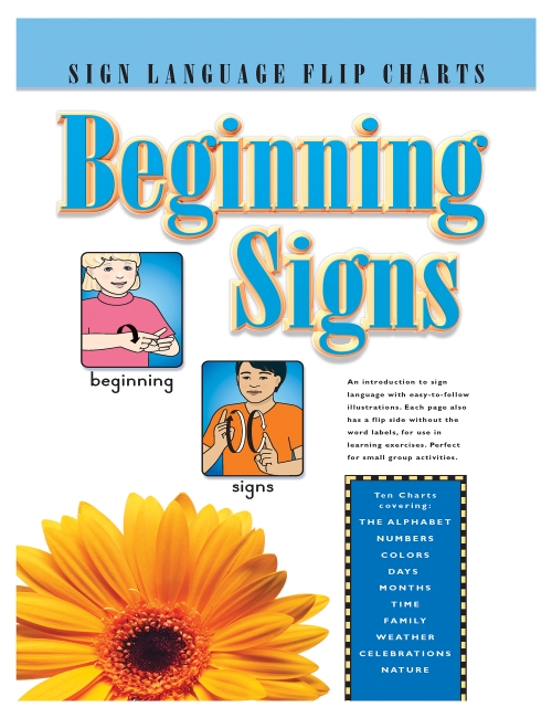 Beginning Signs: Sign Language Flip Chart