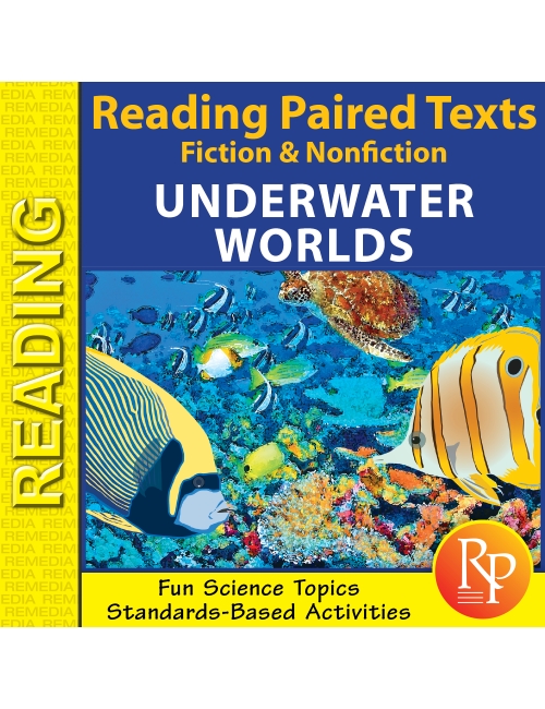 Underwater Worlds: Ocean Life | Paired Fiction & Nonfiction Stories | Activities