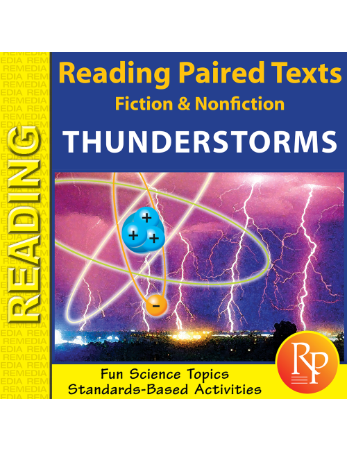 Thunderstorms - Paired Fiction & Nonfiction Stories: Comprehension Activities