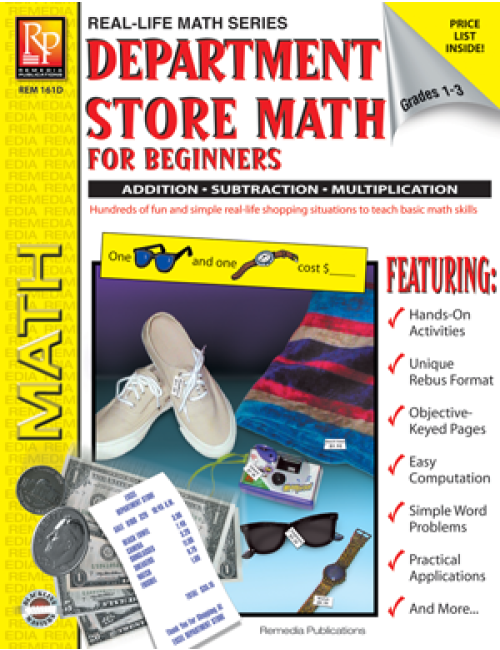 Department Store Math for Beginners (Activity Book)