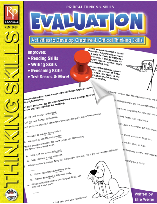 Critical Thinking Skills: Evaluation