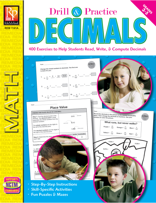 Drill & Practice: Decimals (Gr. 3-5)