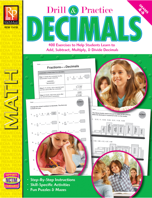 Decimals: Drill & Practice (Gr. 4-6)