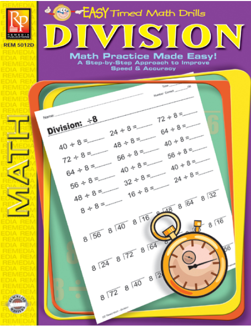 Easy Timed Math Drills: Division