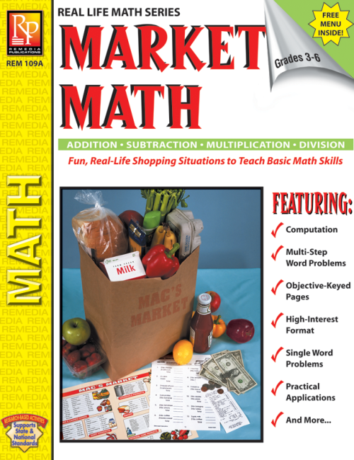 Market Math (Activity Book & Menu)