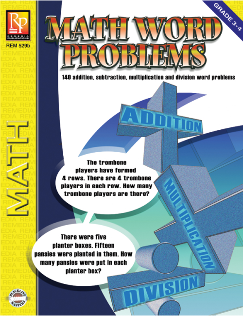 Math Word Problems (Grades 3-4)