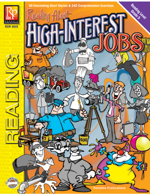 Reading About High-Interest Jobs (Reading Level 5)