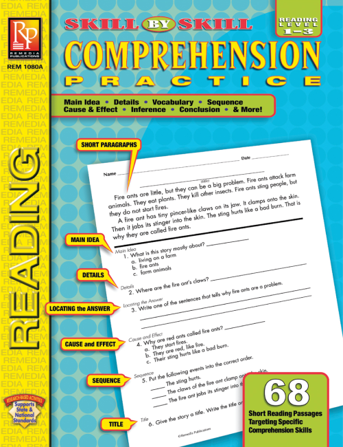 Skill-By-Skill Comprehension Practice (Rdg. Lvl. 1-3)