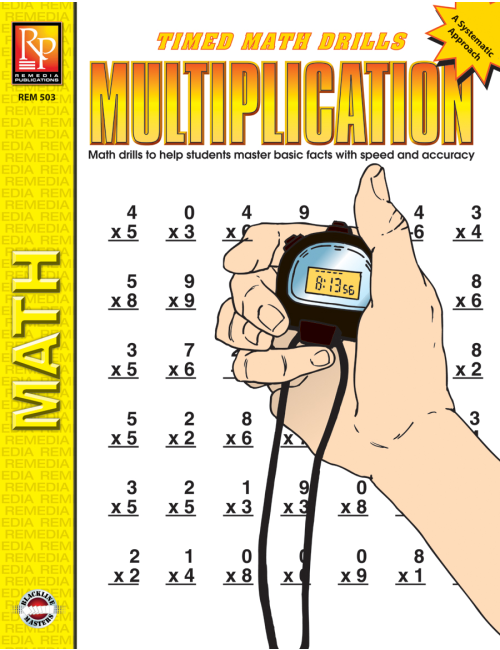 Timed Math Drills: Multiplication