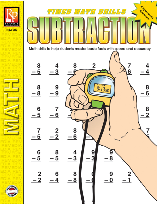 Timed Math Drills: Subtraction