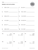 Decimals: Drill & Practice (Gr. 4-6)