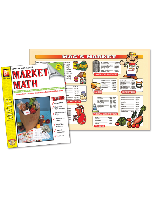 Market Math Set (Book & Extra Menus)