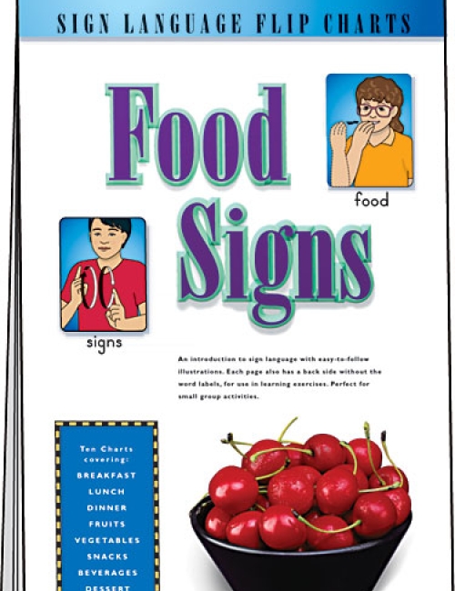 Food Signs: Sign Language Flip Chart