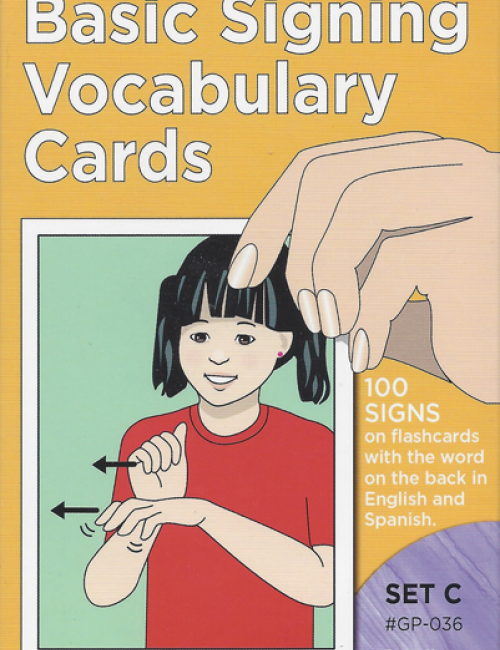 Basic Signing Vocabulary: Sign Language Flash Cards Set C