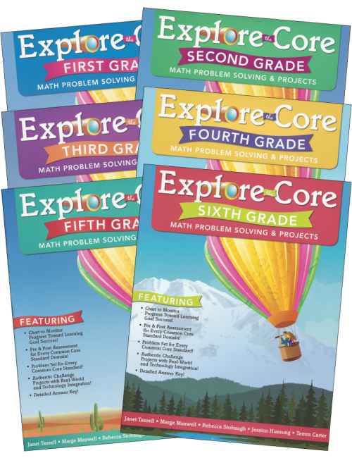 Explore the Core: Math Problem Solving & Projects (6-Book Set)