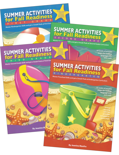 Summer Activities for Fall Readiness (4-Book Set)