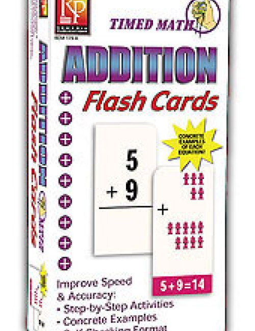 Timed Math Flash Cards: Addition