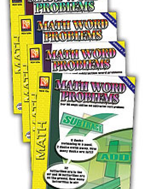 Math Word Problems (4-Book Set)