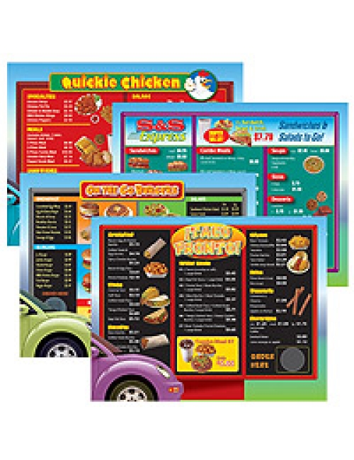 Drive-Thru Menu Math: Intermediate Menus (12-Pack)