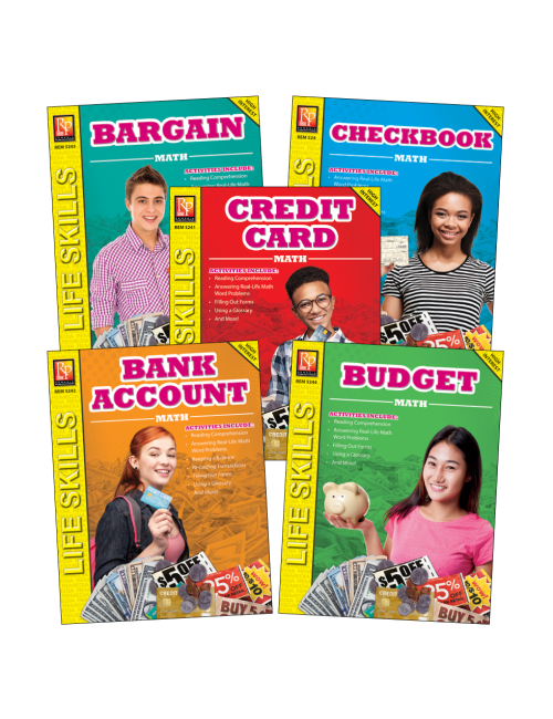 Life Skills Math Series (5-Book Set)