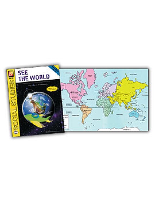 See the World Set (Book & 6 Extra Maps)